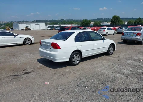 2004 Honda Civic Ex from USA, damaged, VIN 2HGES26724H553753